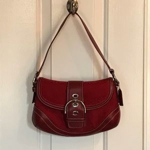 Small Coach Handbag - Red
